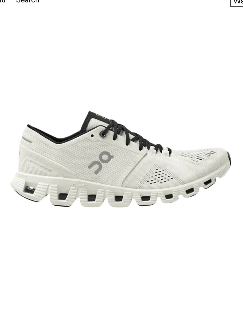 Cloud X Running Shoes Women's Size 8.5 White Black CloudTec Training Sneakers